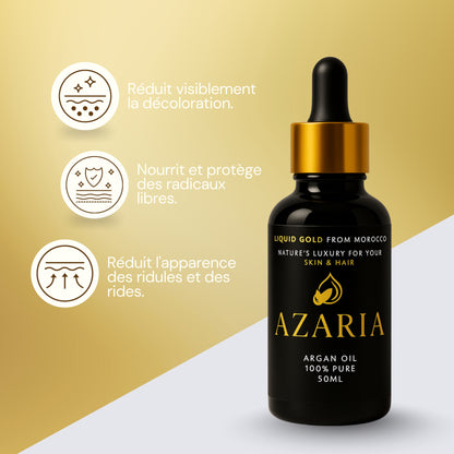 AZARIA – Huile d’Argan 100 % Pure du Maroc